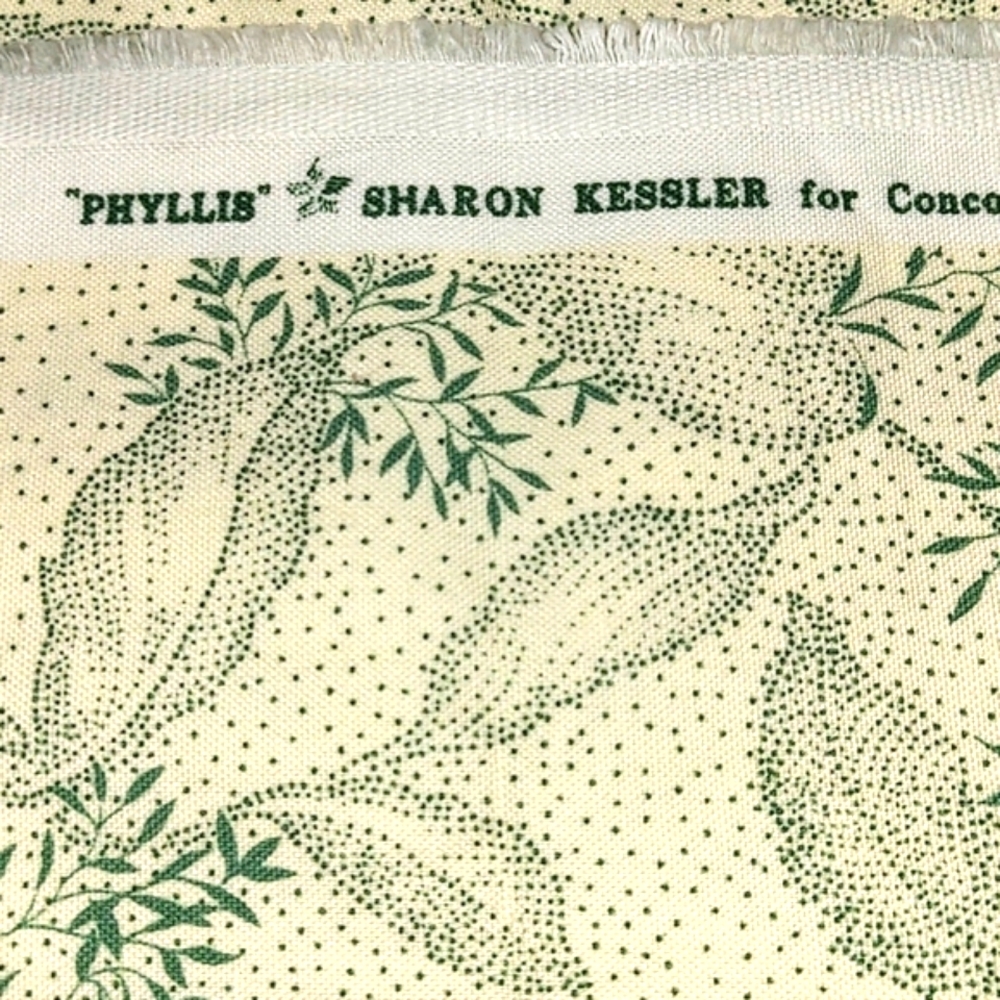"Phyllis" Sharon Kessler Concord Cotton have 3 Yards UnCut Selling by Yard